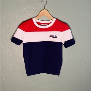 Fila Stretchy Colorblock Top S